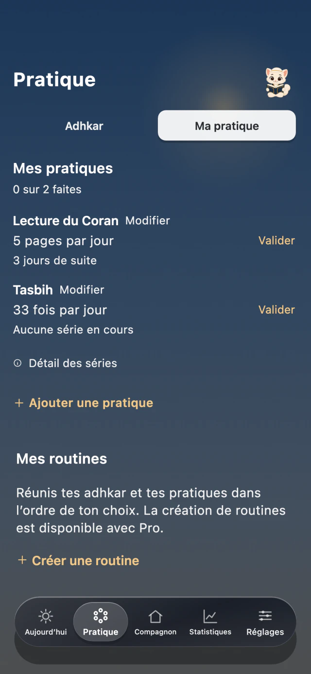 Commencer petit. Revenir simplement.
